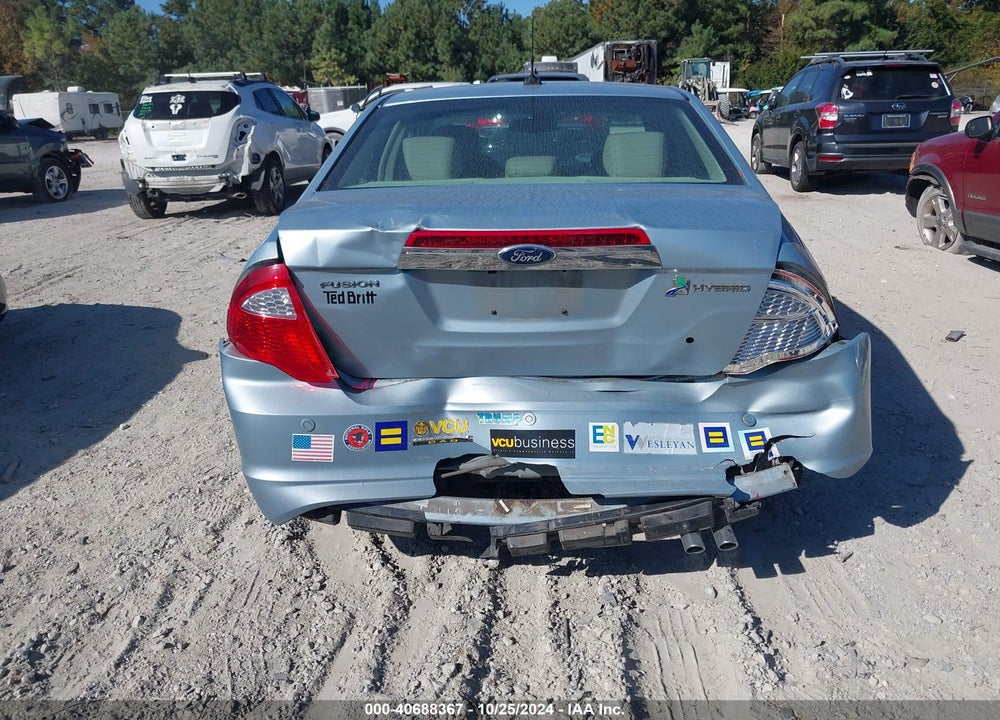 2011 FORD FUSION HYBRID VIN: 3FADP0L34BR316464