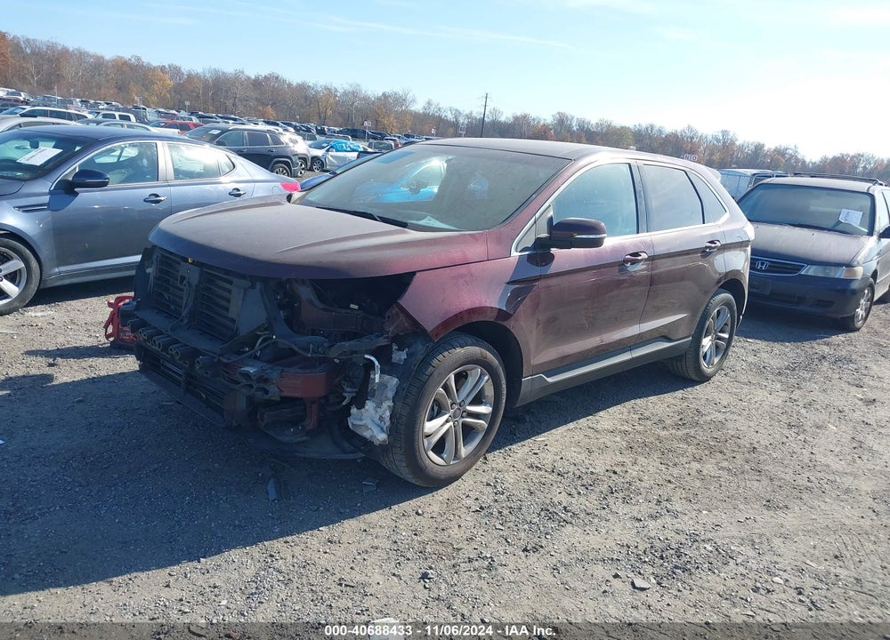 2017 FORD EDGE SEL VIN: 2FMPK4J98HBB54524
