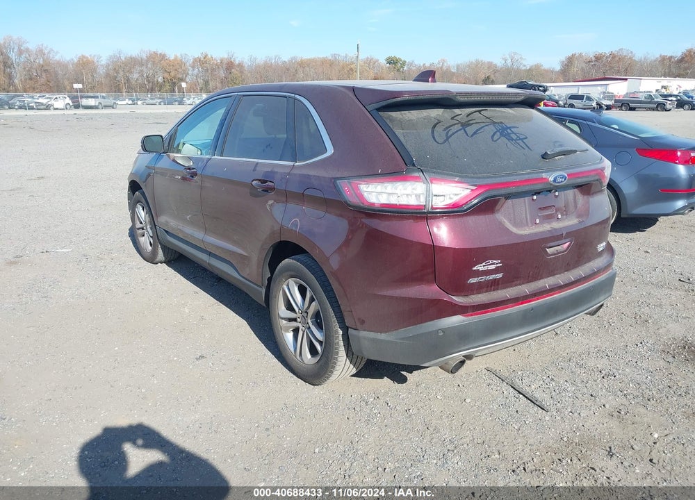 2017 FORD EDGE SEL VIN: 2FMPK4J98HBB54524
