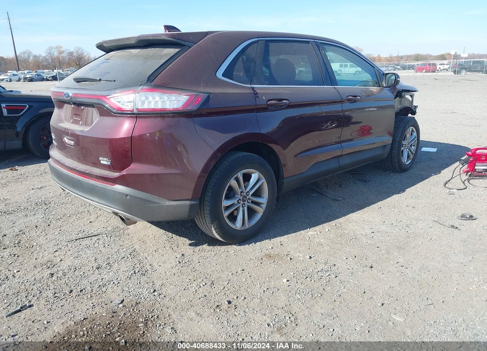 2017 FORD EDGE SEL VIN: 2FMPK4J98HBB54524