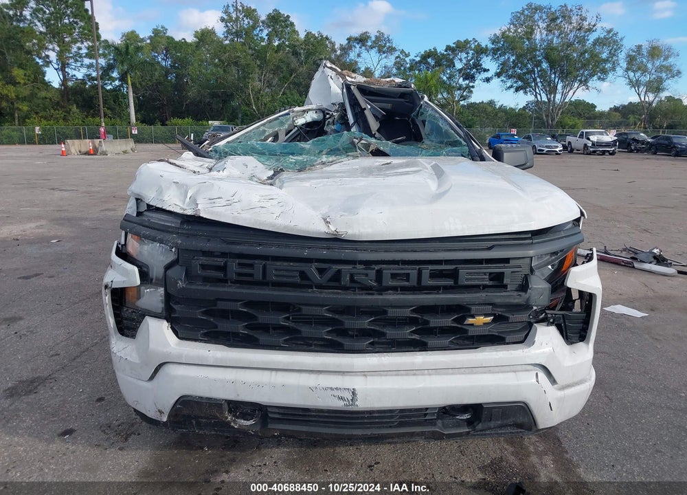 2024 CHEVROLET SILVERADO 1500 2WD SHORT BED CUSTOM VIN: 1GCPABEK3RZ223868