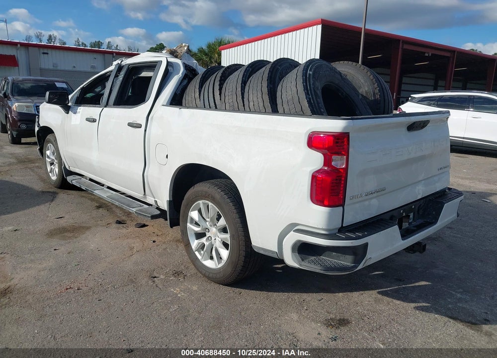 2024 CHEVROLET SILVERADO 1500 2WD SHORT BED CUSTOM VIN: 1GCPABEK3RZ223868