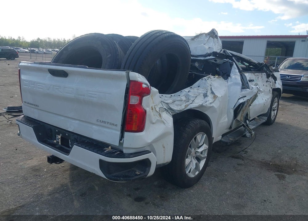 2024 CHEVROLET SILVERADO 1500 2WD SHORT BED CUSTOM VIN: 1GCPABEK3RZ223868