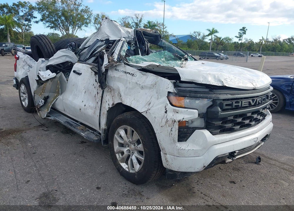 2024 CHEVROLET SILVERADO 1500 2WD SHORT BED CUSTOM VIN: 1GCPABEK3RZ223868