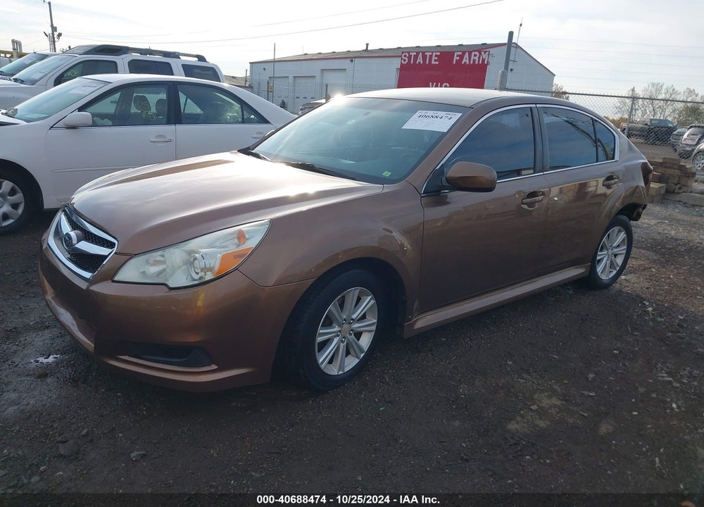 2011 SUBARU LEGACY 2.5I PREMIUM VIN: 4S3BMCC63B3251028