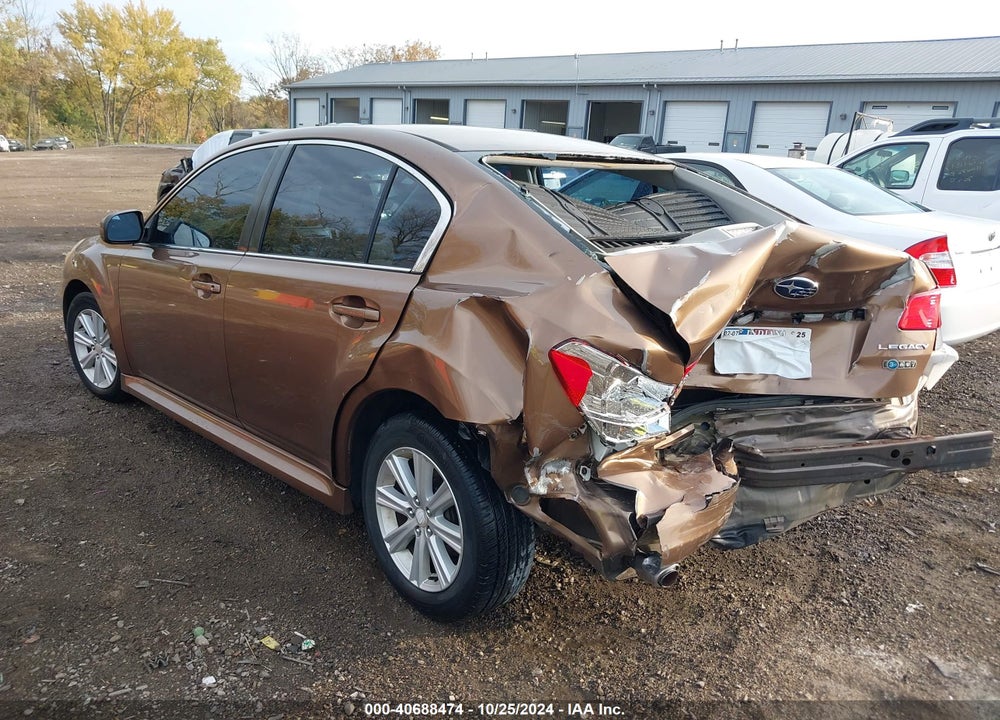 2011 SUBARU LEGACY 2.5I PREMIUM VIN: 4S3BMCC63B3251028