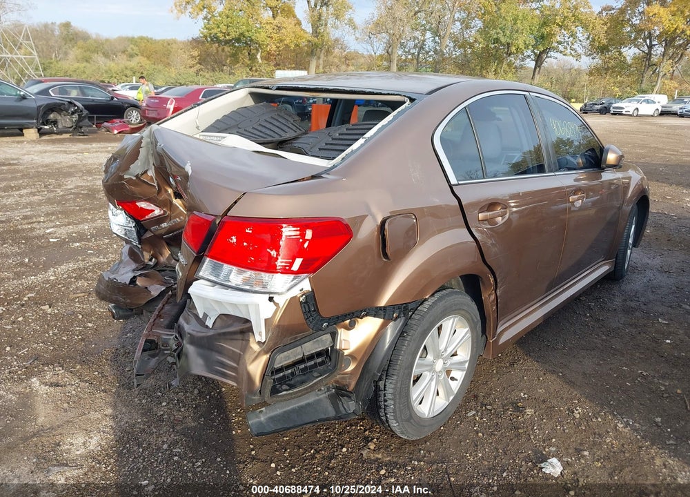 2011 SUBARU LEGACY 2.5I PREMIUM VIN: 4S3BMCC63B3251028
