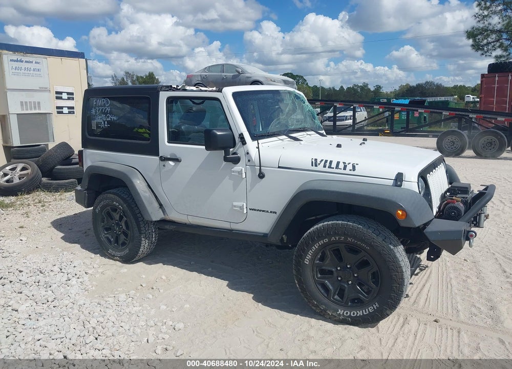 2017 JEEP WRANGLER WILLY WHEELER 4X4 VIN: 1C4AJWAG7HL505883