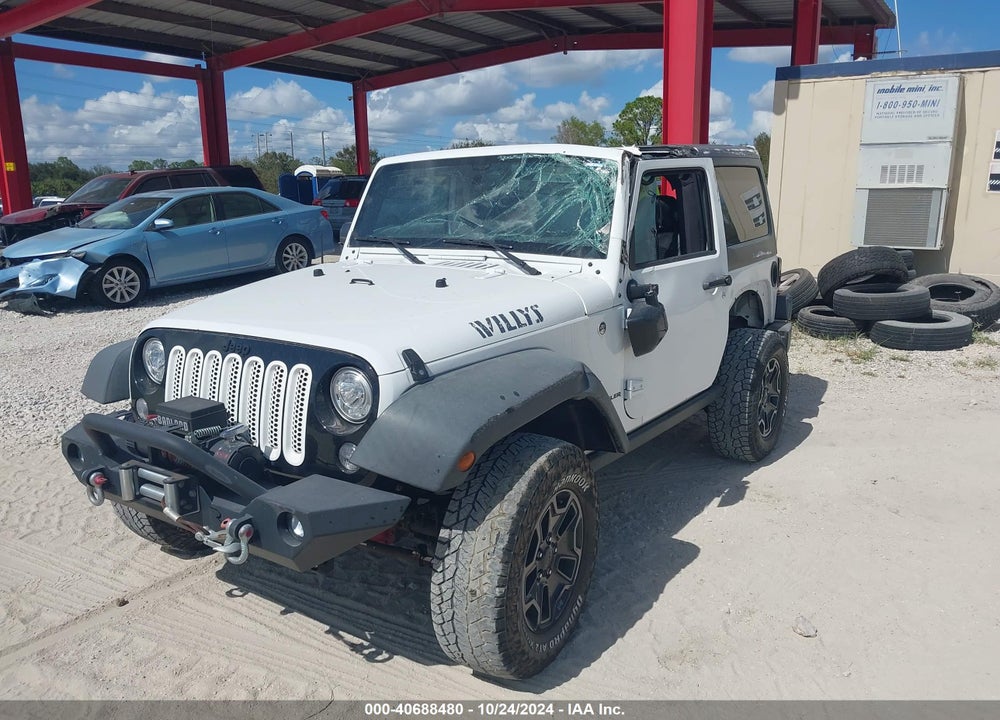 2017 JEEP WRANGLER WILLY WHEELER 4X4 VIN: 1C4AJWAG7HL505883