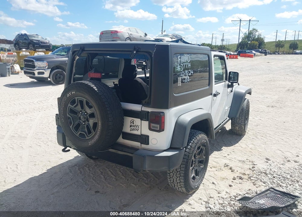 2017 JEEP WRANGLER WILLY WHEELER 4X4 VIN: 1C4AJWAG7HL505883