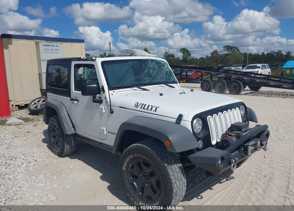 2017 JEEP WRANGLER WILLY WHEELER 4X4 VIN: 1C4AJWAG7HL505883