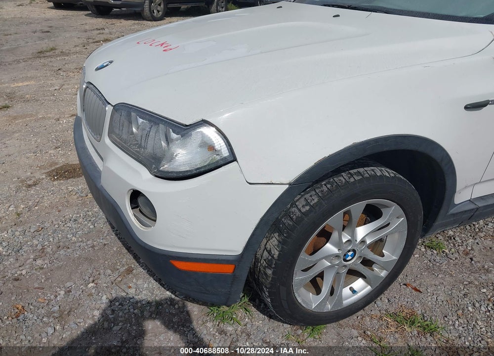 2008 BMW X3 3.0SI VIN: WBXPC93468WJ10166