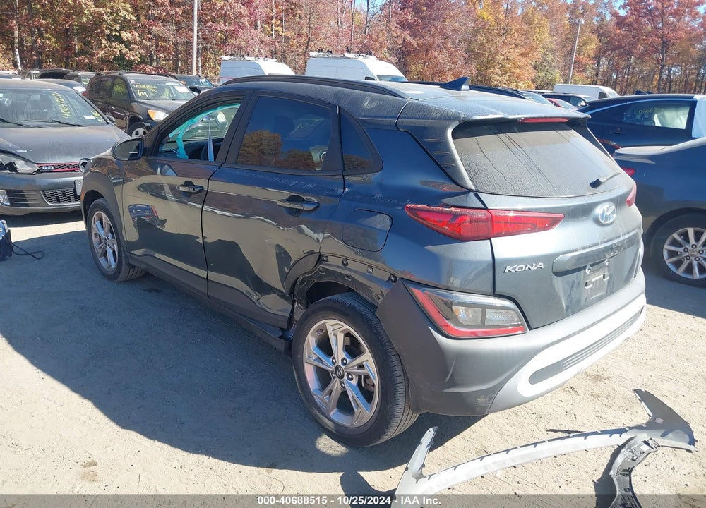 2022 HYUNDAI KONA SEL VIN: KM8K6CAB6NU888435