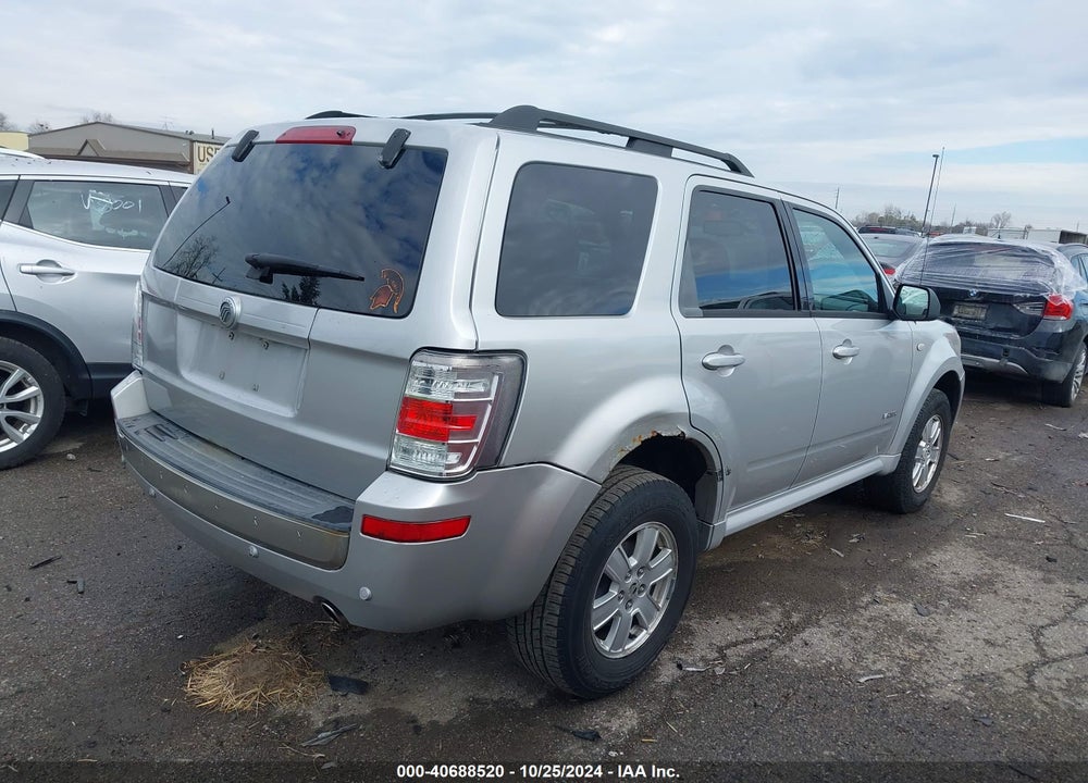 2008 MERCURY MARINER V6 VIN: 4M2CU81198KJ06691