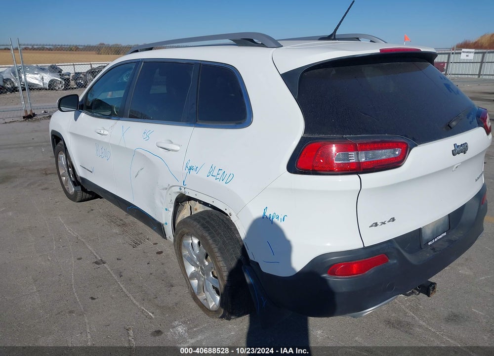 2015 JEEP CHEROKEE LIMITED VIN: 1C4PJMDS1FW524908