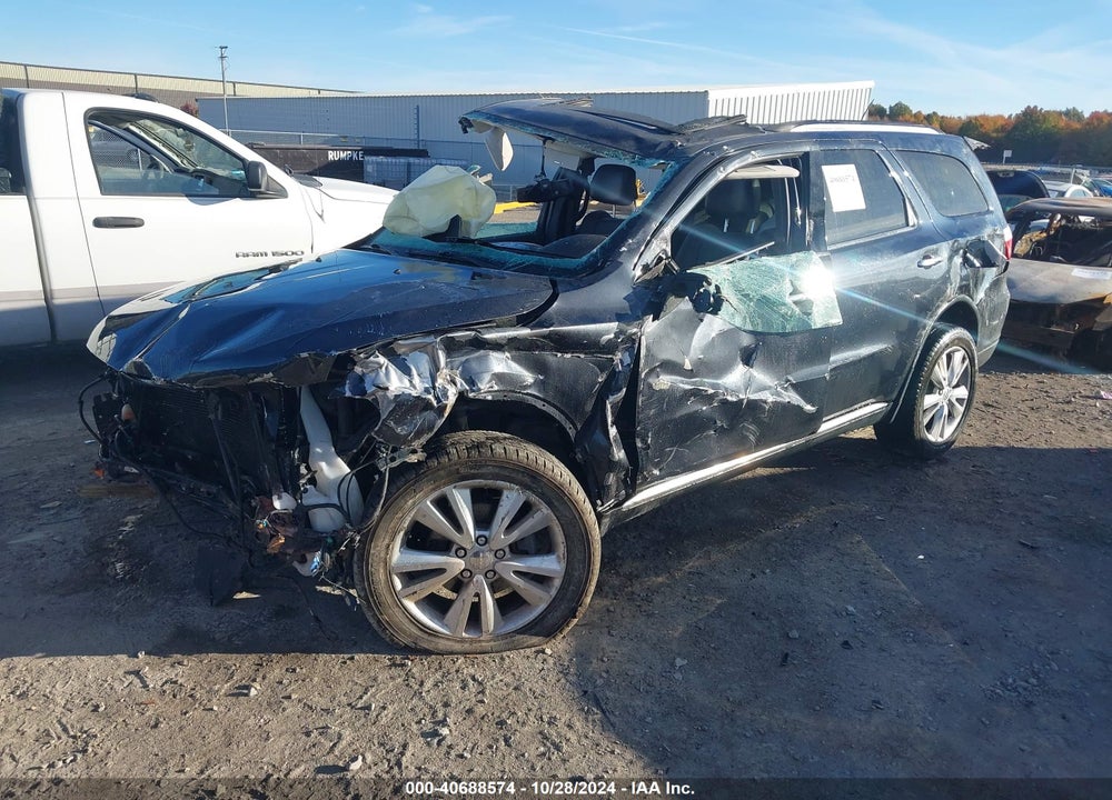 2013 DODGE DURANGO CREW VIN: 1C4RDJDG6DC688096