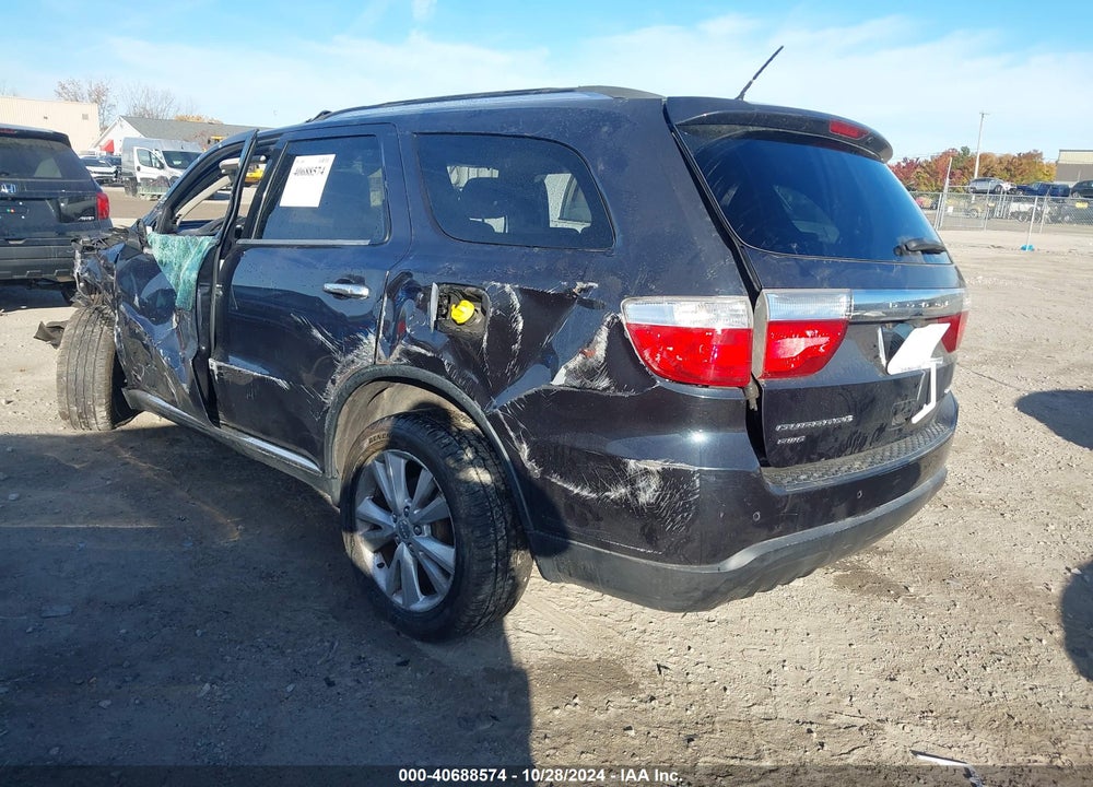 2013 DODGE DURANGO CREW VIN: 1C4RDJDG6DC688096