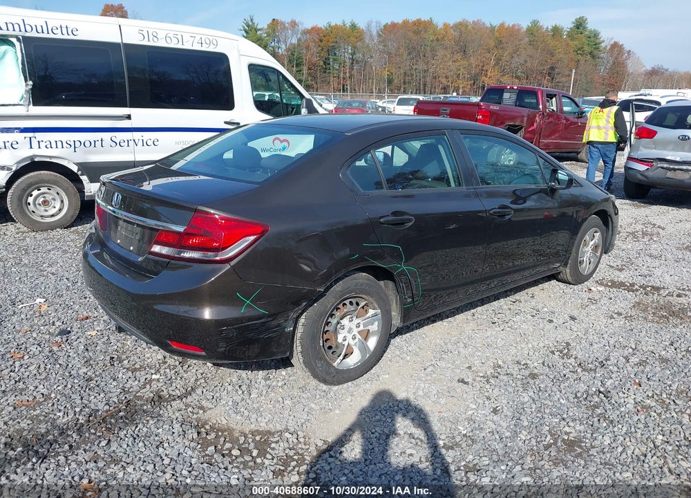 2014 HONDA CIVIC LX VIN: 2HGFB2F55EH523442