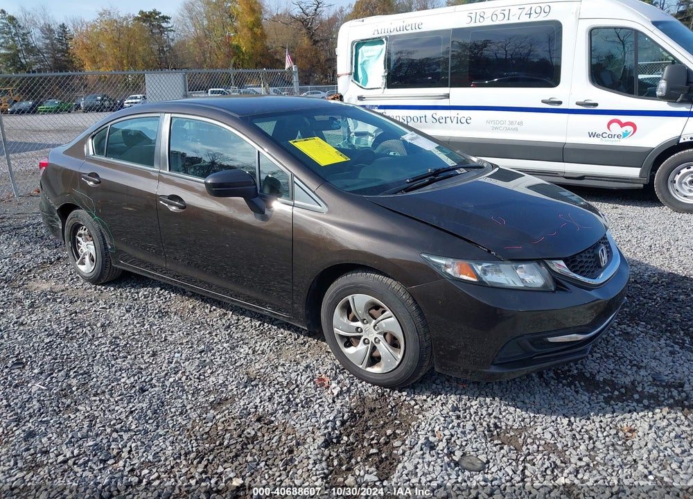 2014 HONDA CIVIC LX VIN: 2HGFB2F55EH523442