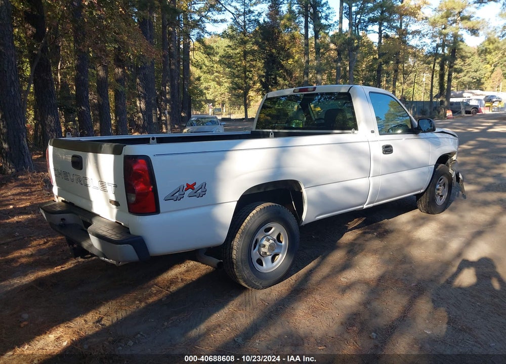 2004 CHEVROLET SILVERADO 1500 WORK TRUCK VIN: 1GCEK14X34Z181061