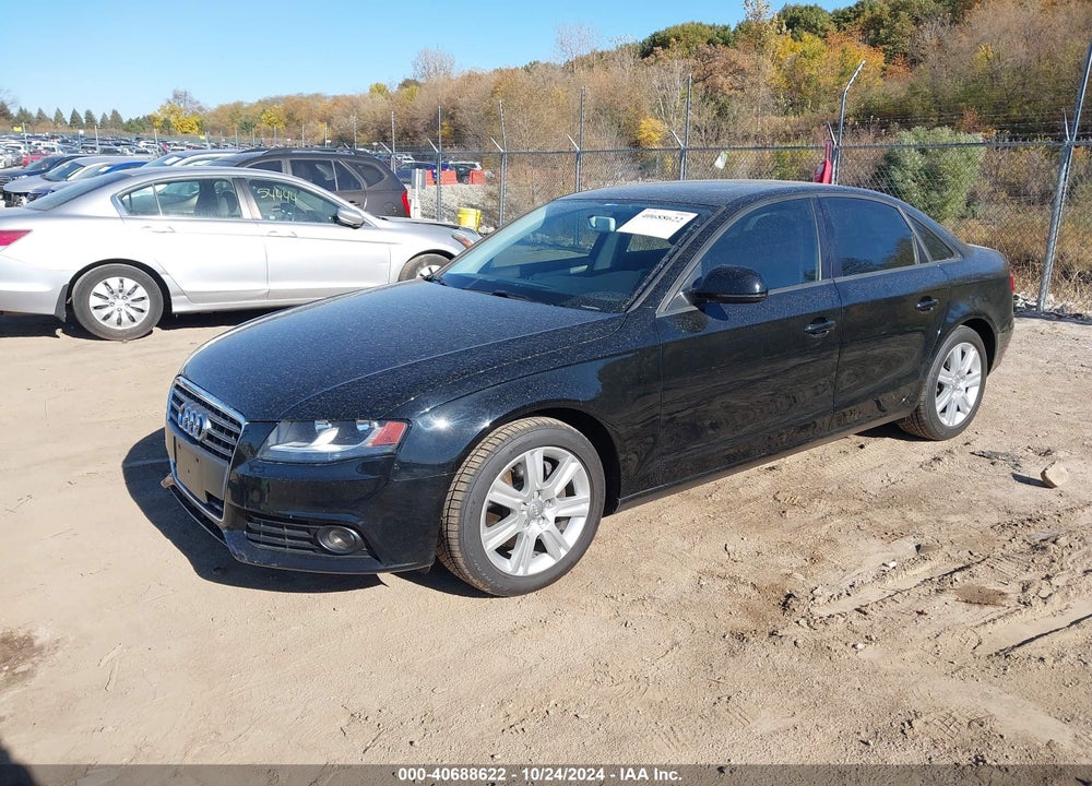 2009 AUDI A4 2.0T PREMIUM VIN: WAULF78K49N051542