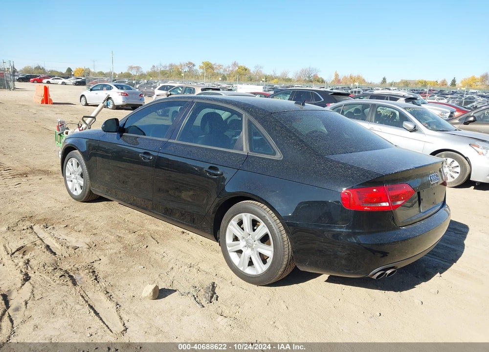 2009 AUDI A4 2.0T PREMIUM VIN: WAULF78K49N051542