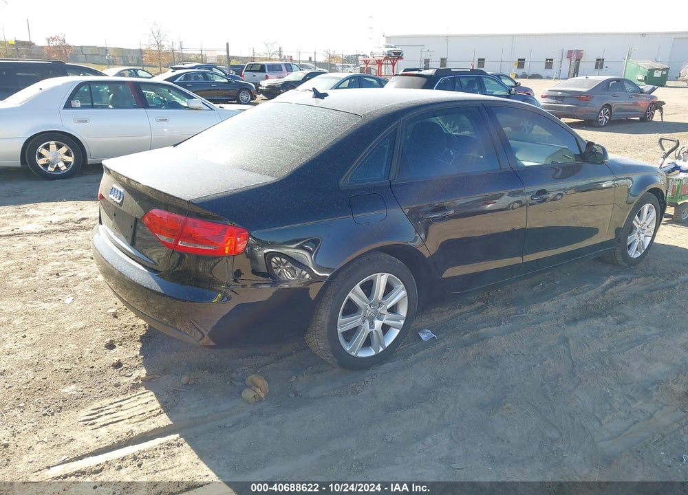 2009 AUDI A4 2.0T PREMIUM VIN: WAULF78K49N051542