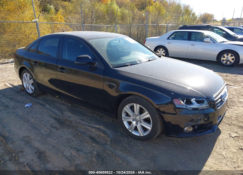 2009 AUDI A4 2.0T PREMIUM VIN: WAULF78K49N051542