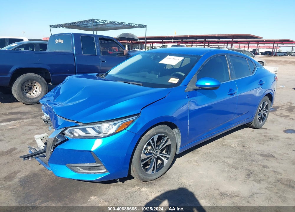 2021 NISSAN SENTRA SV XTRONIC CVT VIN: 3N1AB8CV7MY263587