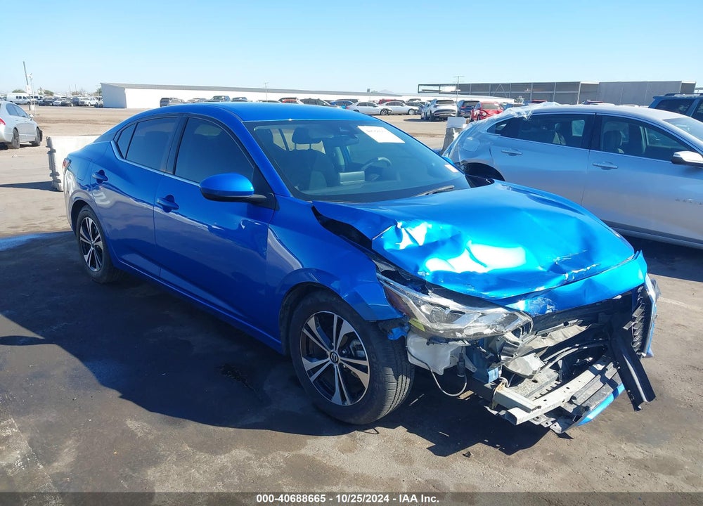 2021 NISSAN SENTRA SV XTRONIC CVT VIN: 3N1AB8CV7MY263587