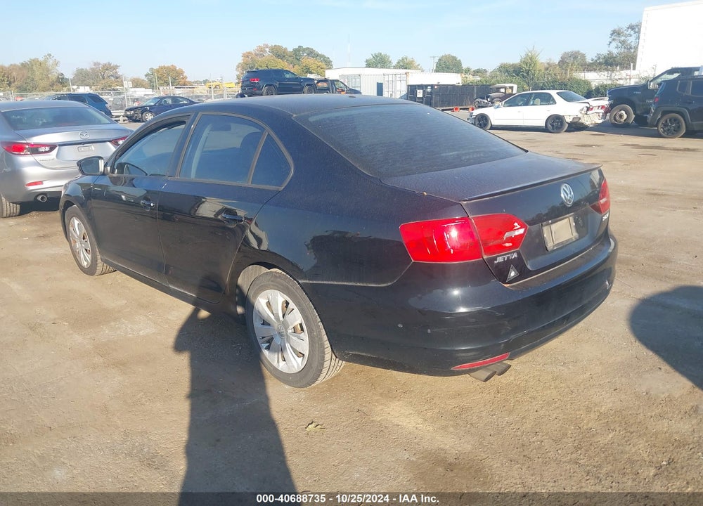 2012 VOLKSWAGEN JETTA 2.5L SE VIN: 3VWDP7AJ1CM325302