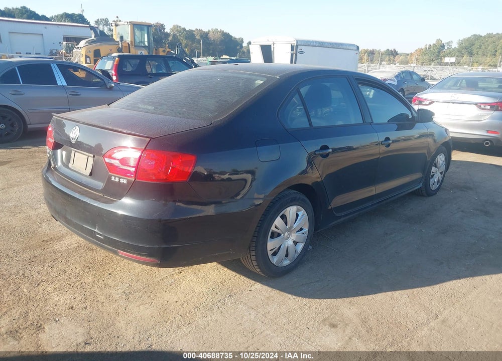 2012 VOLKSWAGEN JETTA 2.5L SE VIN: 3VWDP7AJ1CM325302