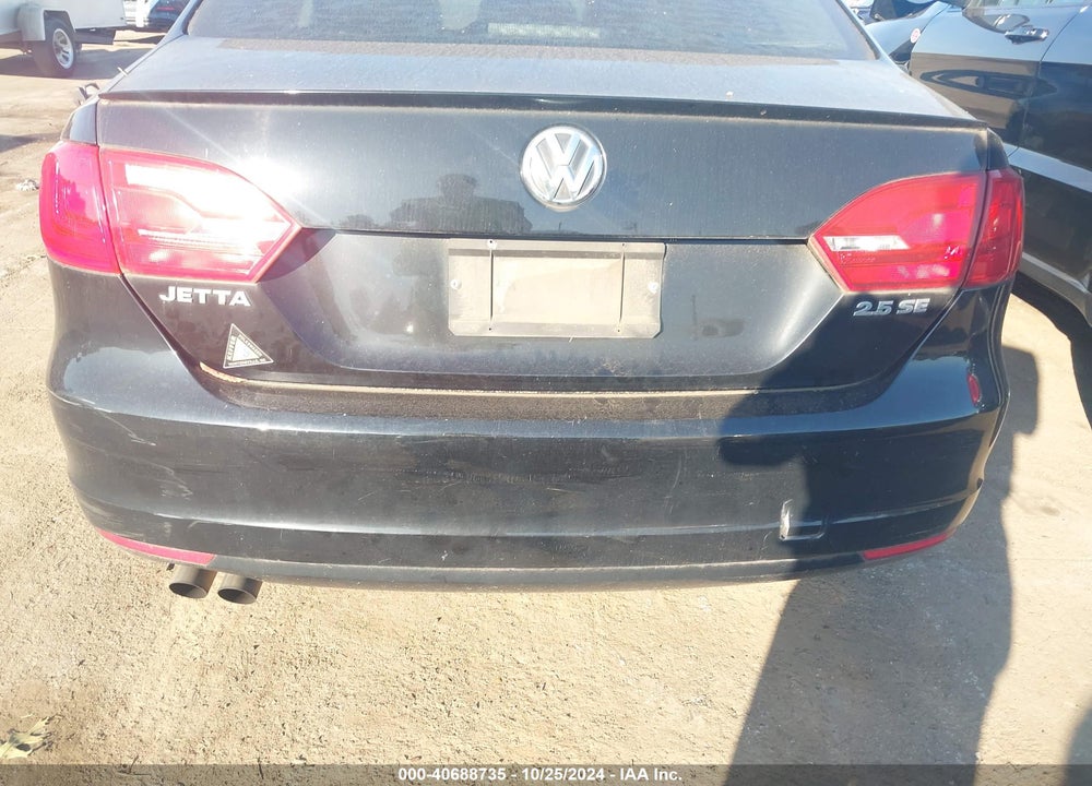 2012 VOLKSWAGEN JETTA 2.5L SE VIN: 3VWDP7AJ1CM325302