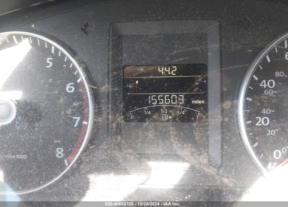 2012 VOLKSWAGEN JETTA 2.5L SE VIN: 3VWDP7AJ1CM325302