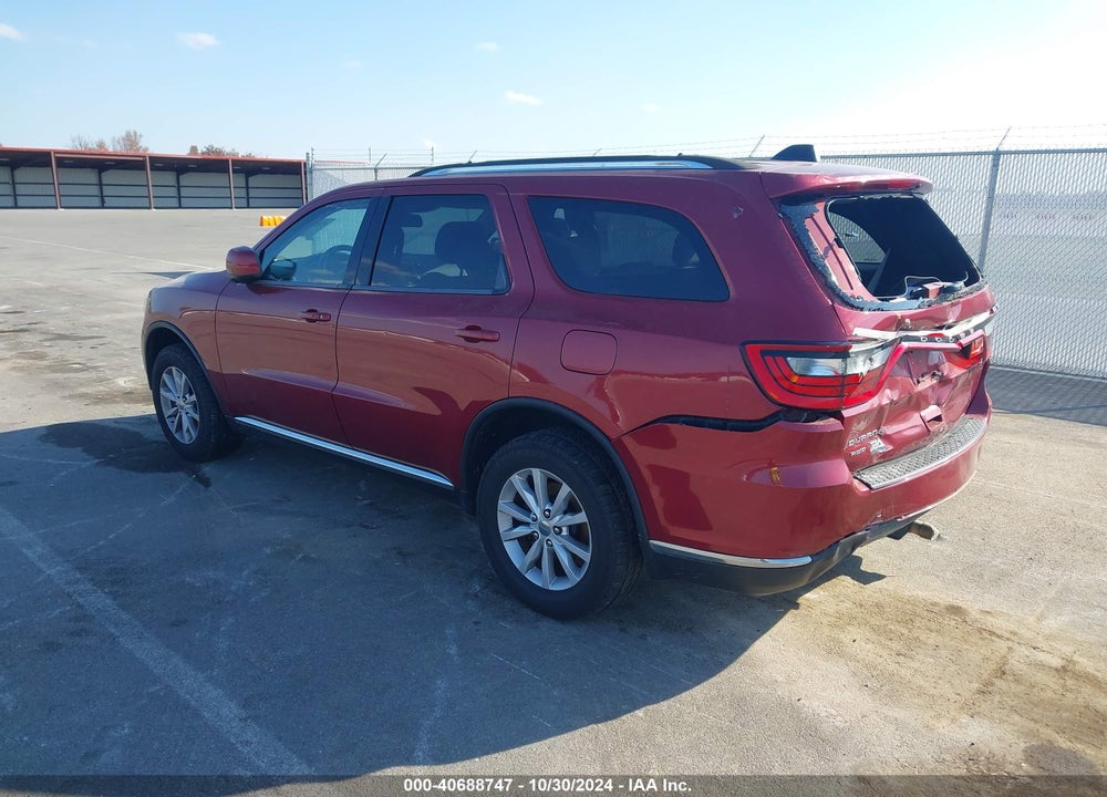 2015 DODGE DURANGO SXT VIN: 1C4RDJAGXFC244825