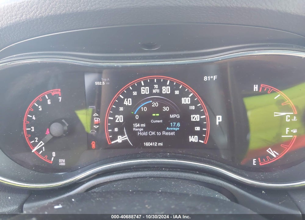 2015 DODGE DURANGO SXT VIN: 1C4RDJAGXFC244825