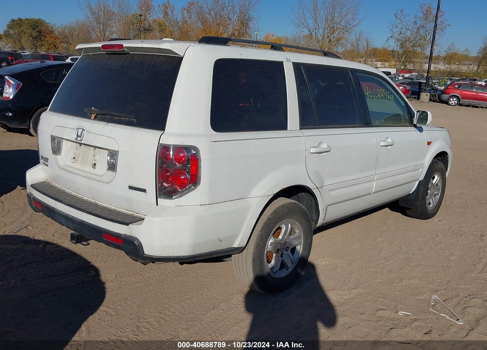 2008 HONDA PILOT VP VIN: 5FNYF18258B001946