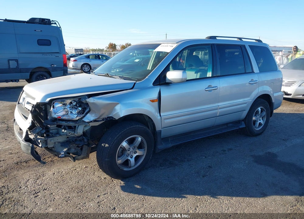 2008 HONDA PILOT SE VIN: 5FNYF18378B001732
