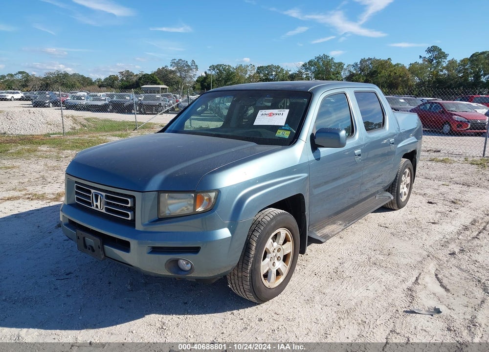 2008 HONDA RIDGELINE RTL VIN: 2HJYK16508H511877