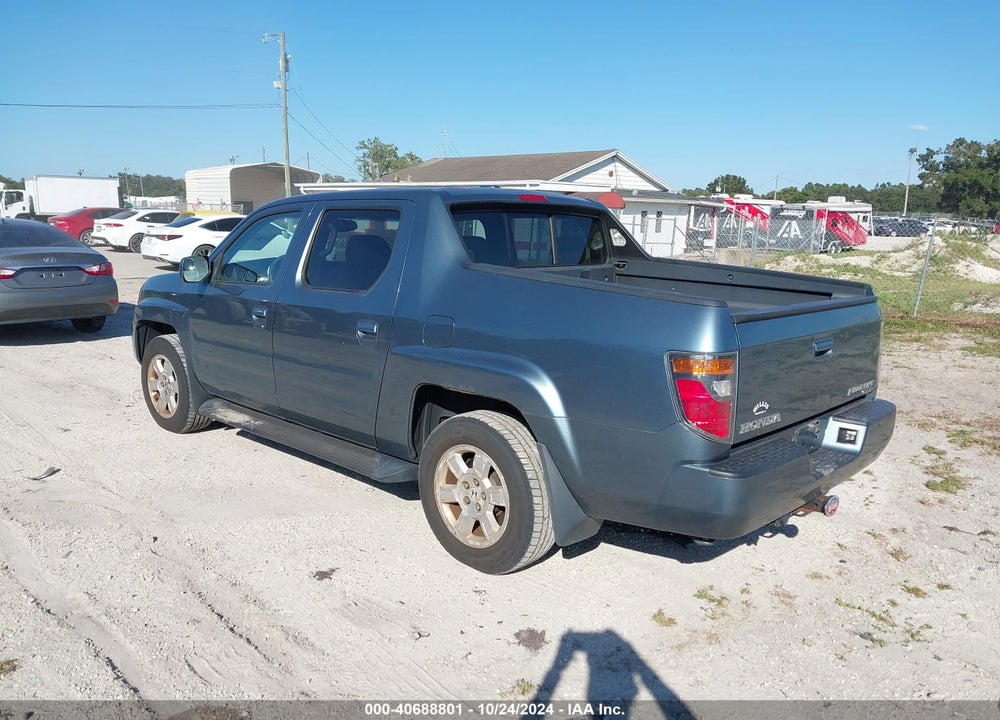 2008 HONDA RIDGELINE RTL VIN: 2HJYK16508H511877