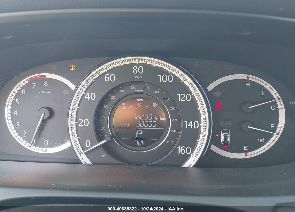 2013 HONDA ACCORD EX-L VIN: 1HGCR2F81DA172325