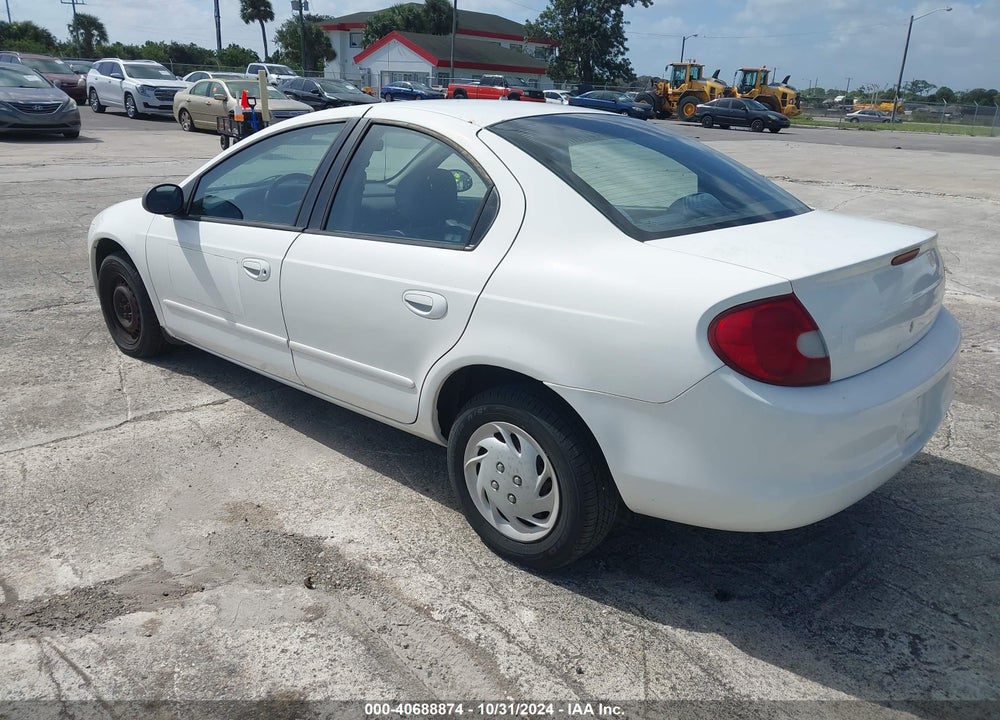 2000 PLYMOUTH NEON HIGHLINE VIN: 1P3ES46C7YD805474