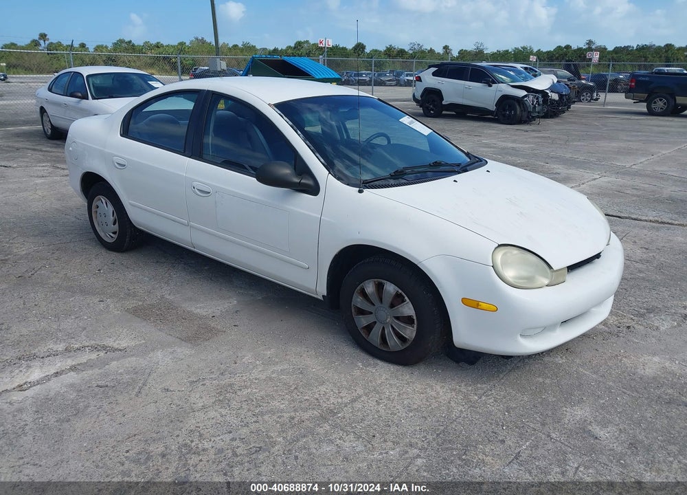 2000 PLYMOUTH NEON HIGHLINE VIN: 1P3ES46C7YD805474