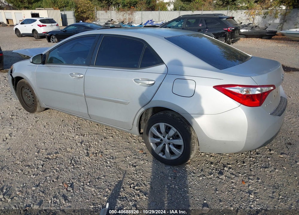 2016 TOYOTA COROLLA LE VIN: 2T1BURHE2GC702726