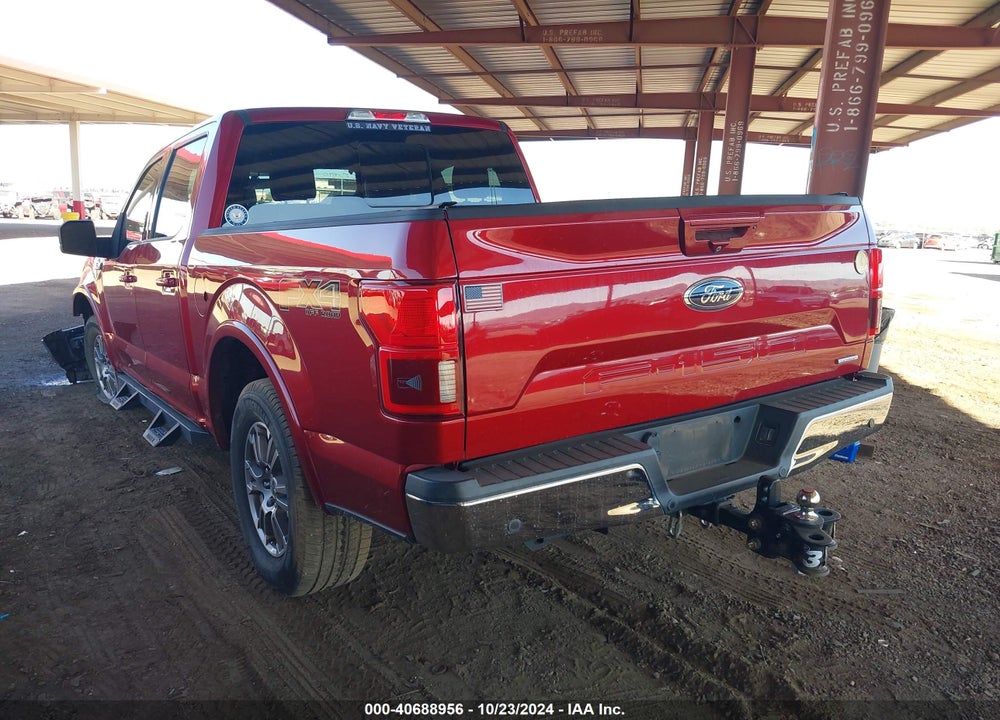 2018 FORD F-150 LARIAT VIN: 1FTEW1EP1JKC25890