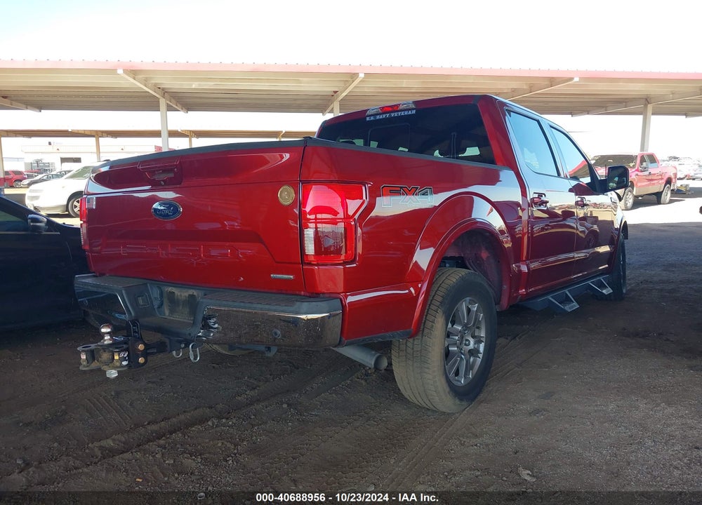 2018 FORD F-150 LARIAT VIN: 1FTEW1EP1JKC25890