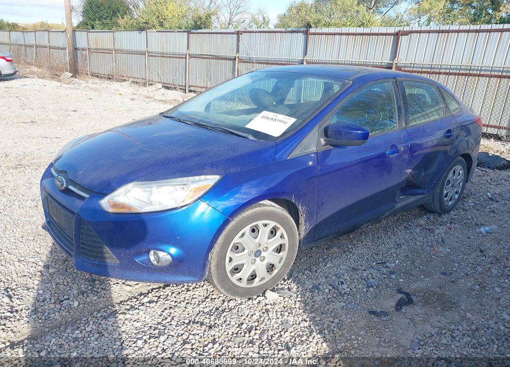 2012 FORD FOCUS SE VIN: 1FAHP3F27CL381587