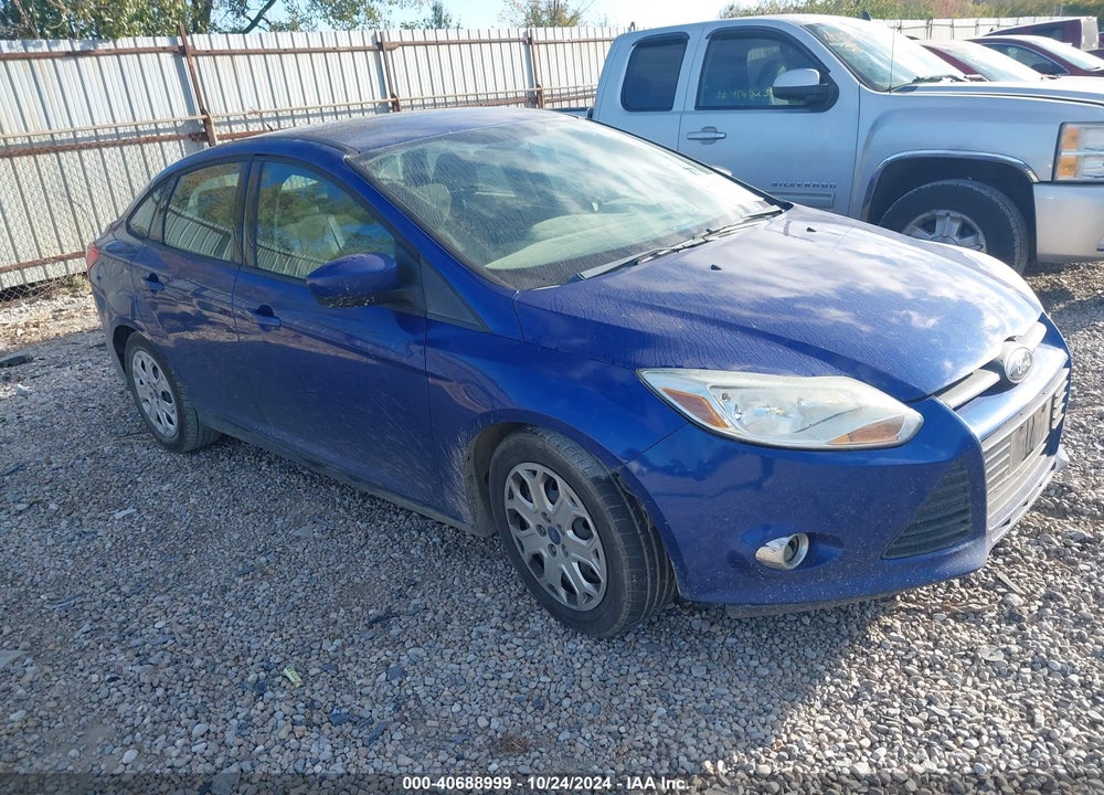 2012 FORD FOCUS SE VIN: 1FAHP3F27CL381587