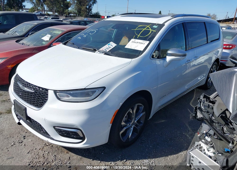 2021 CHRYSLER PACIFICA PINNACLE AWD VIN: 2C4RC3PG3MR508476