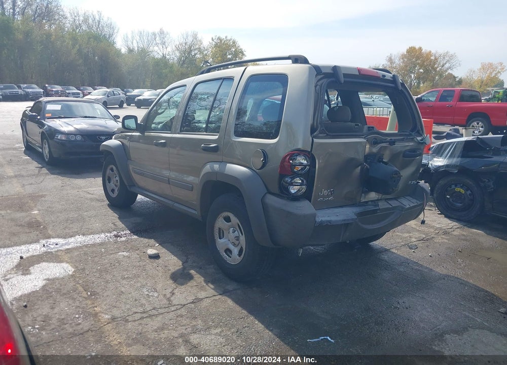 2007 JEEP LIBERTY SPORT VIN: 1J8GL48K77W536057